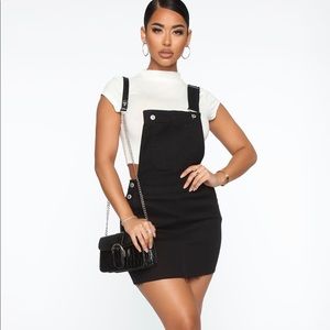 Fashion nova overall mini dress